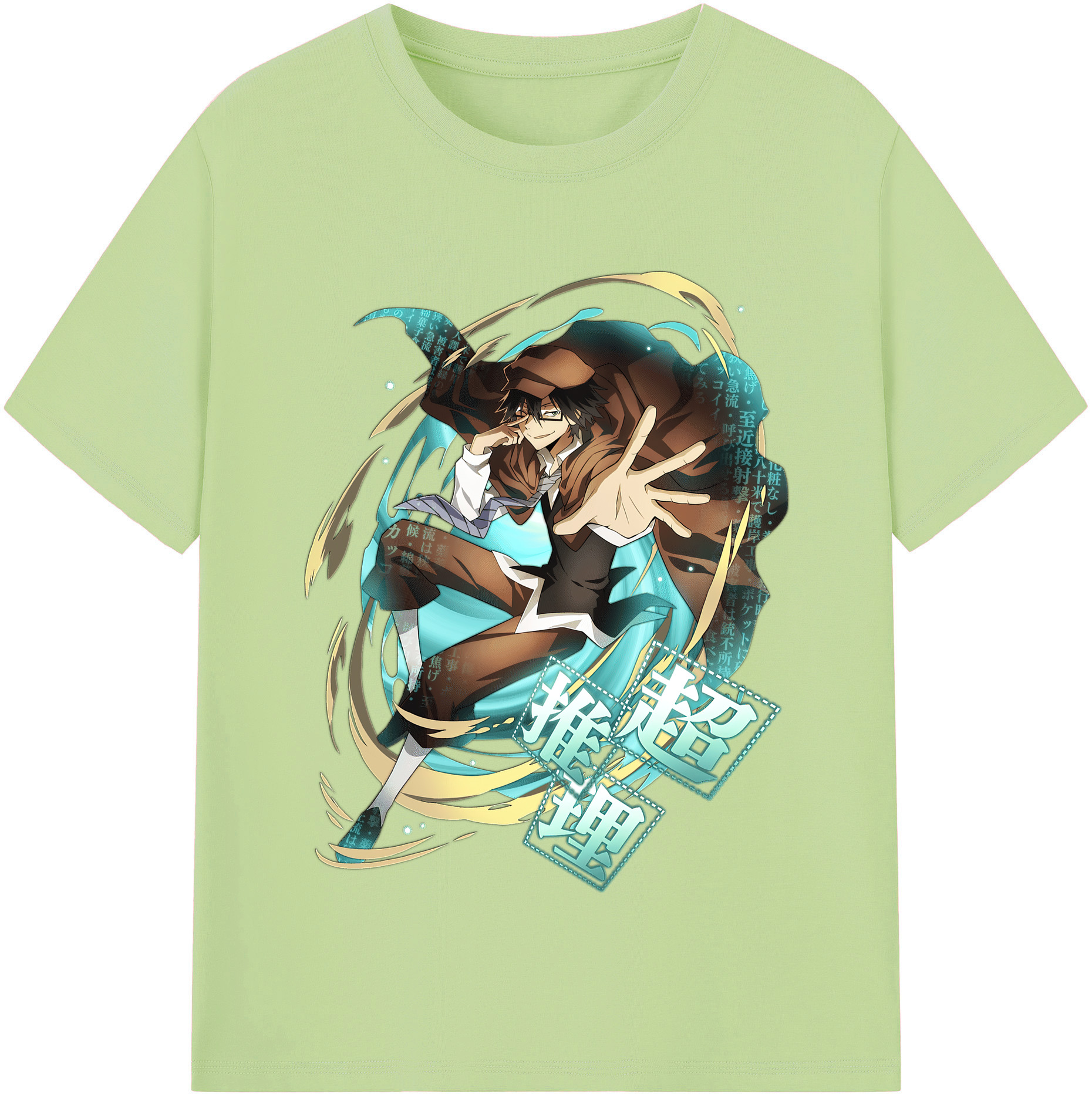 （画像用） 文豪ストレイドッグス Bungo Stray Dogs 綿100％半袖Tシャツ（フロントプリント）
